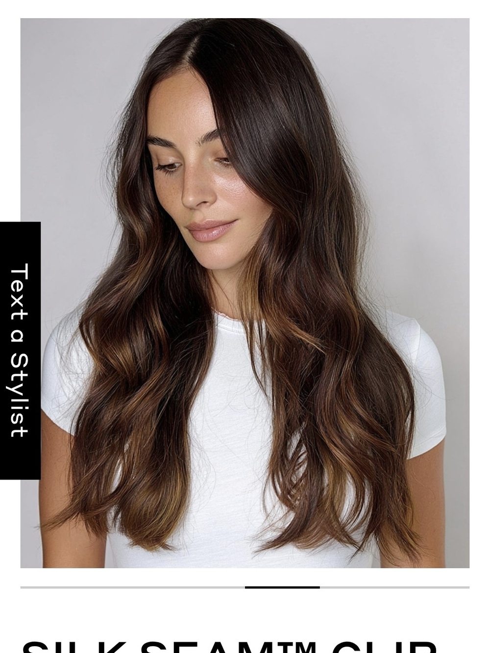 Bellami Silk Seam Clip-In Hair Extensions - Dark Honey Cocoa